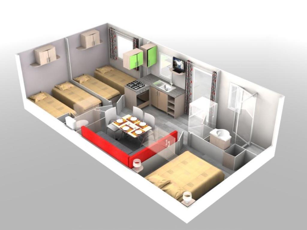 Mobilhome Chez Sylvie Au Camping De Pujol Argelès-sur-Mer Buitenkant foto